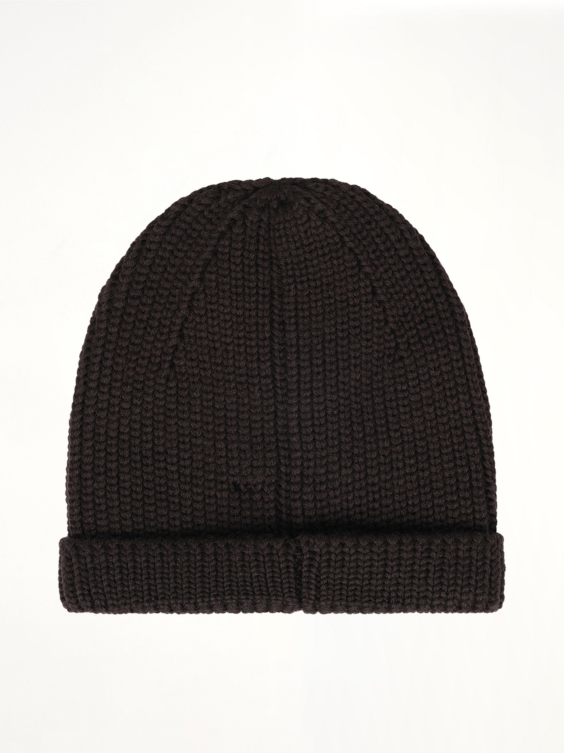 Chunky Knit Beanie in Black