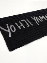Chunky Knit Scarf in Black