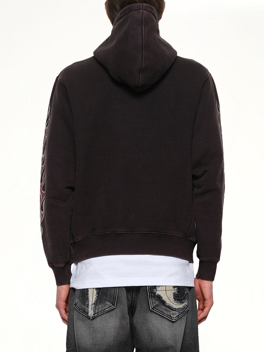 Dragon Chopper Hoodie in Black