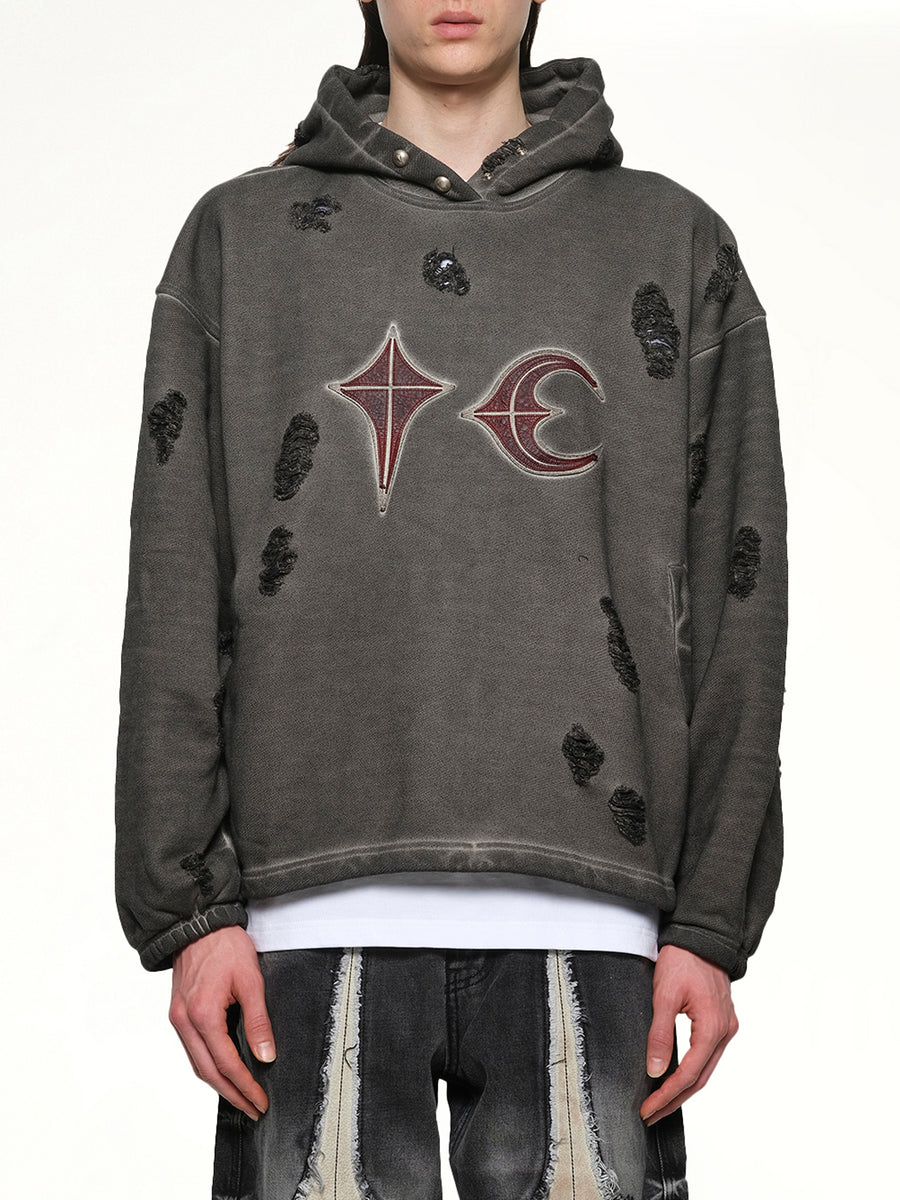 Rock Hoodie in Grey