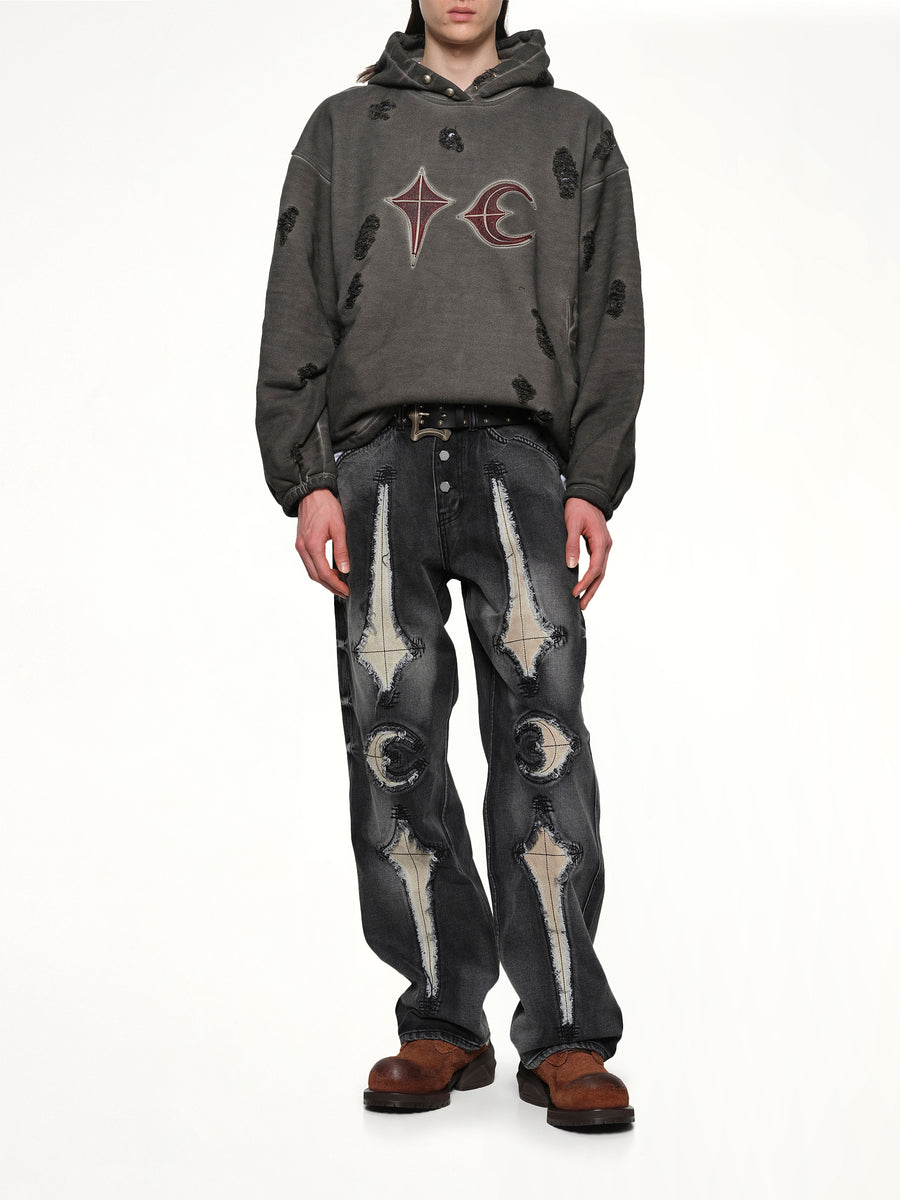Rock Hoodie in Grey