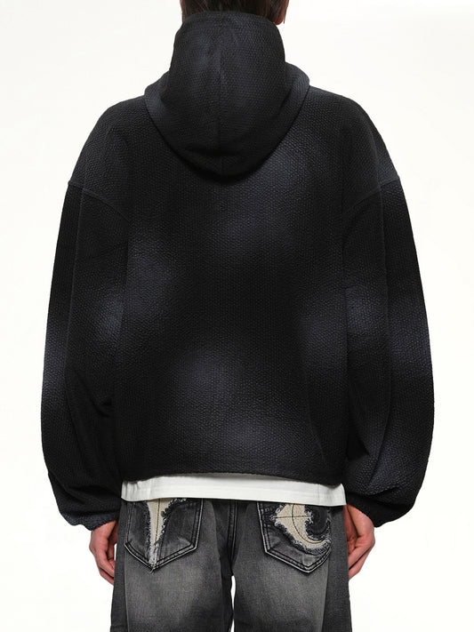 TC Sprayed Terry Hoodie in Black