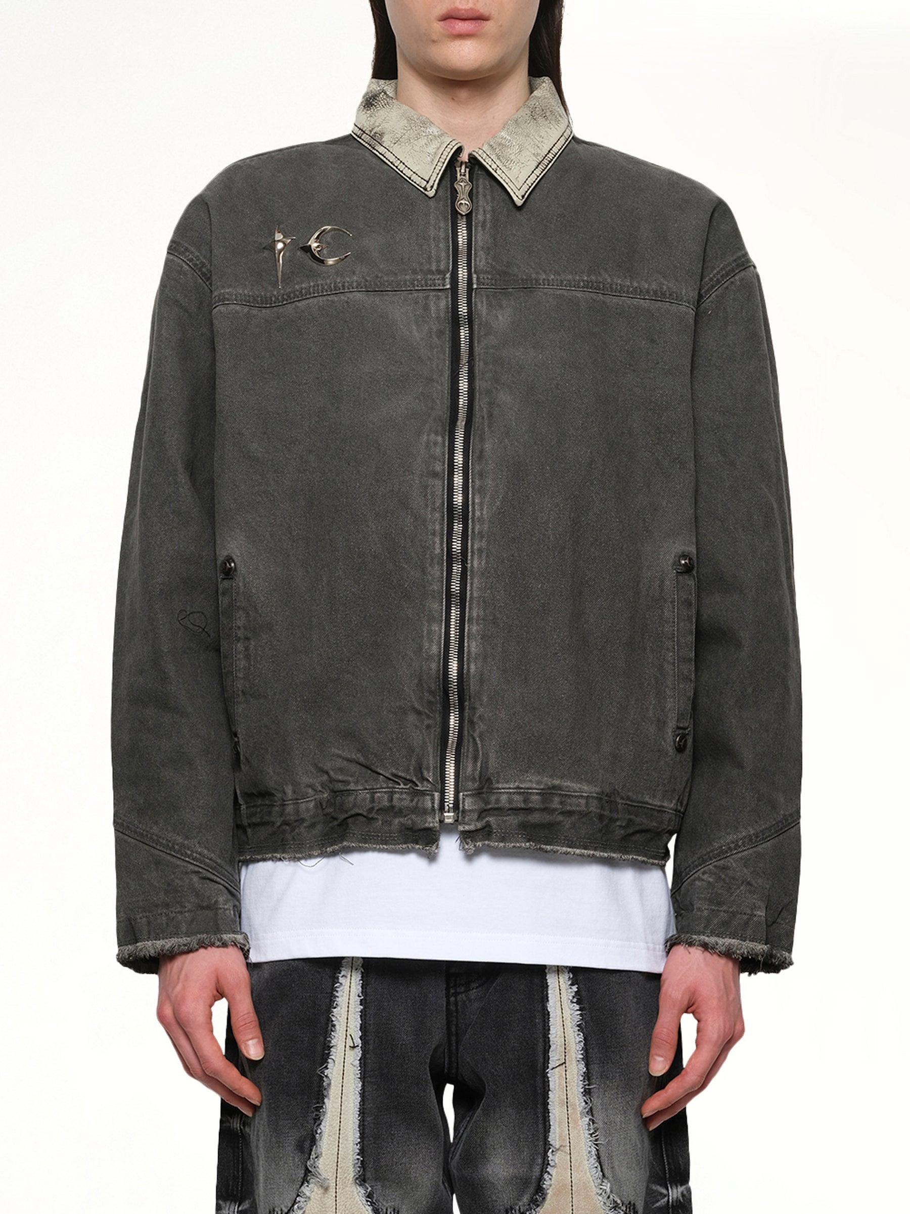 TC Washed Work Jacket in Black