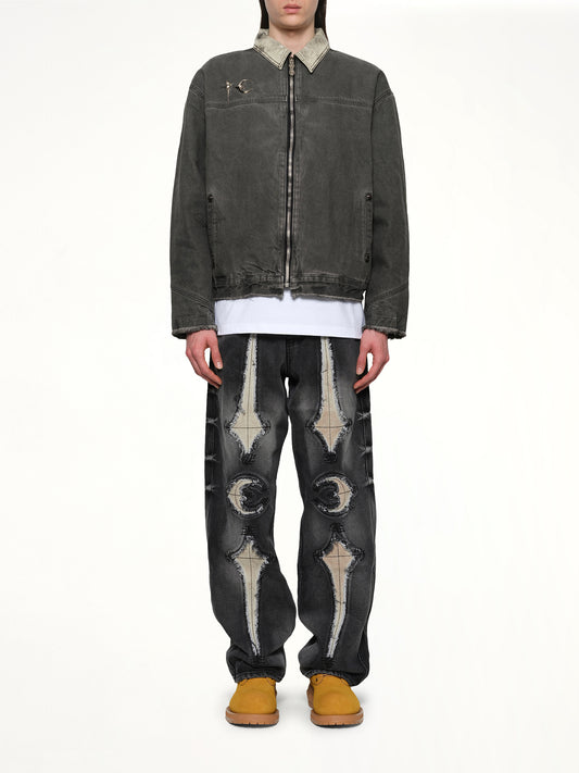 TC Washed Work Jacket in Black