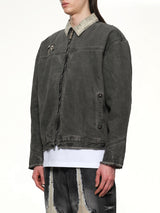 TC Washed Work Jacket in Black