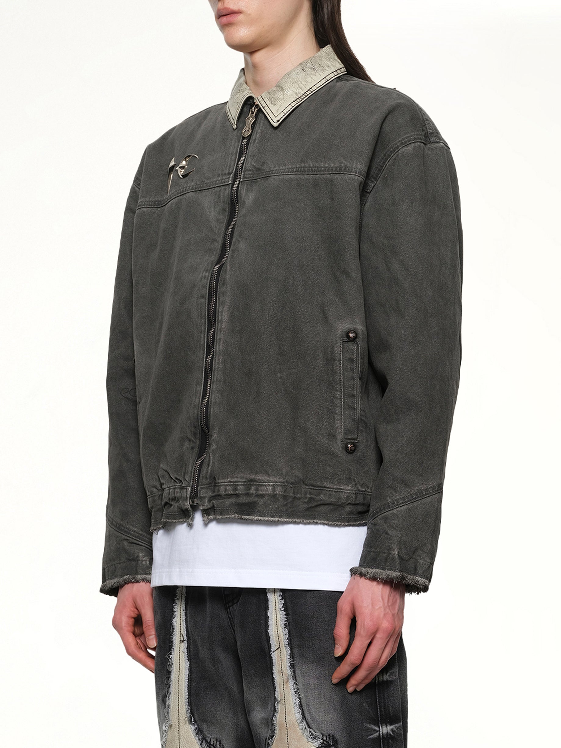 TC Washed Work Jacket in Black
