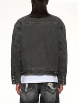TC Washed Work Jacket in Black