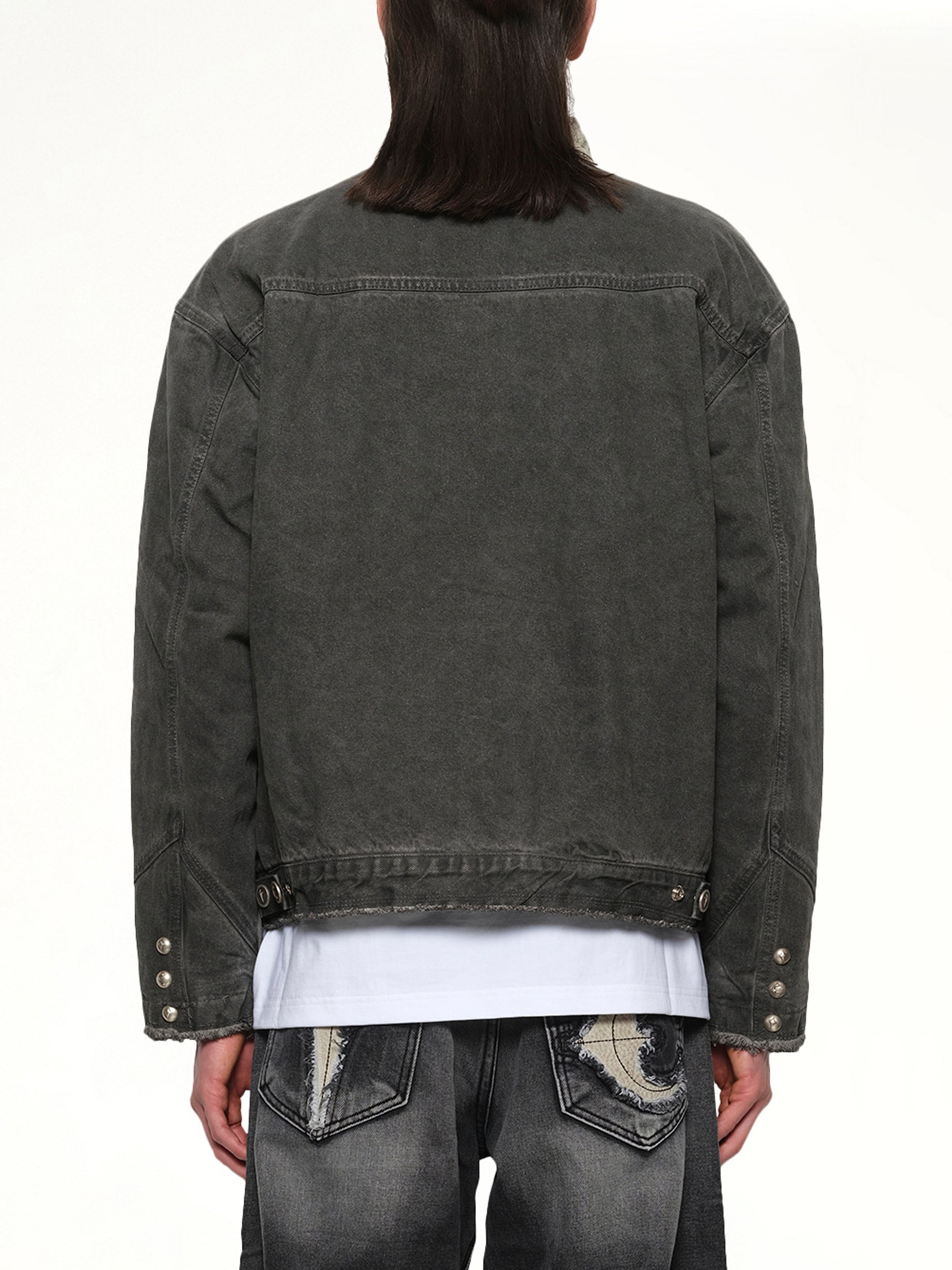 TC Washed Work Jacket in Black