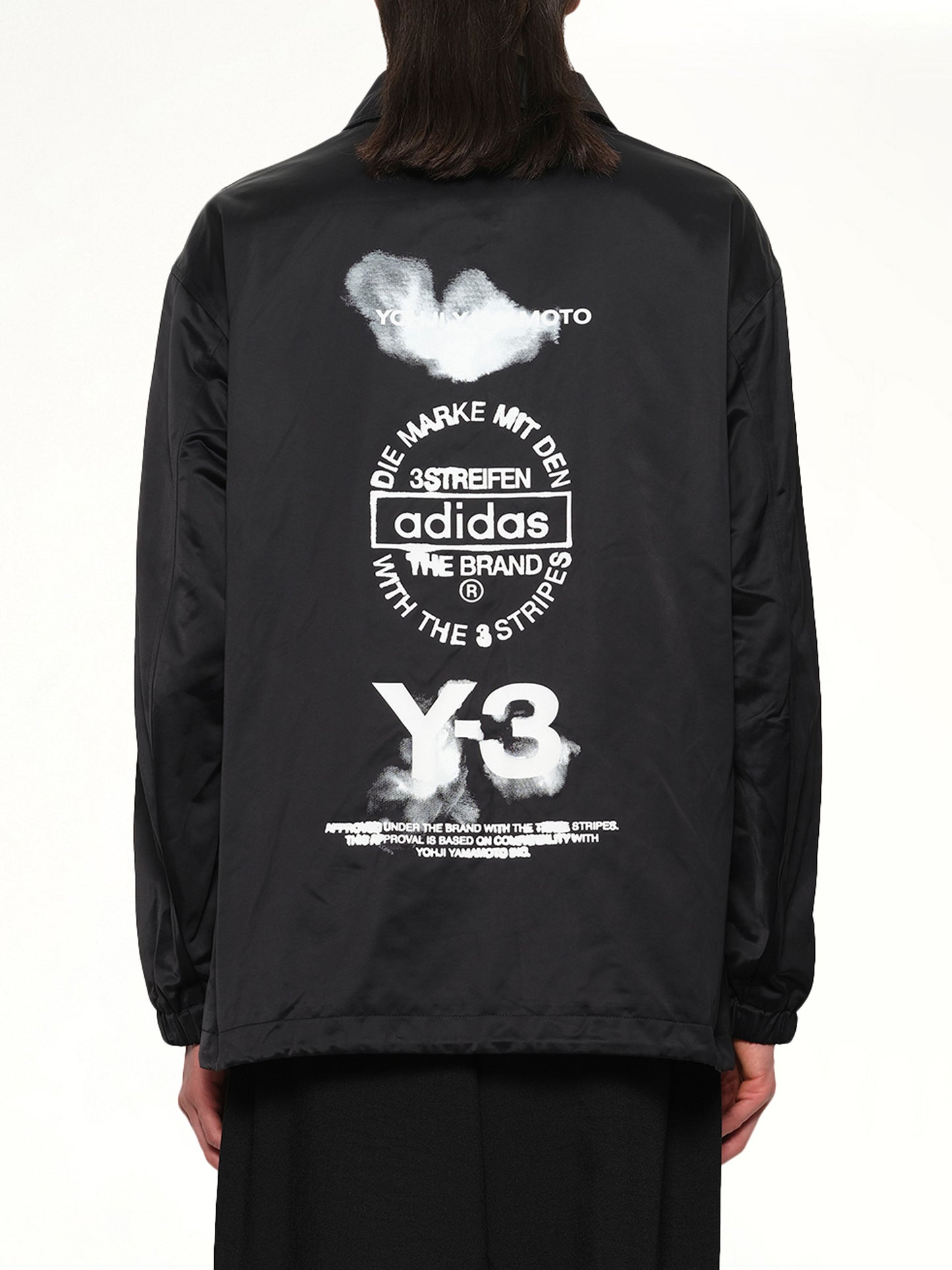 Logo Graphic Coach Jacket in Black