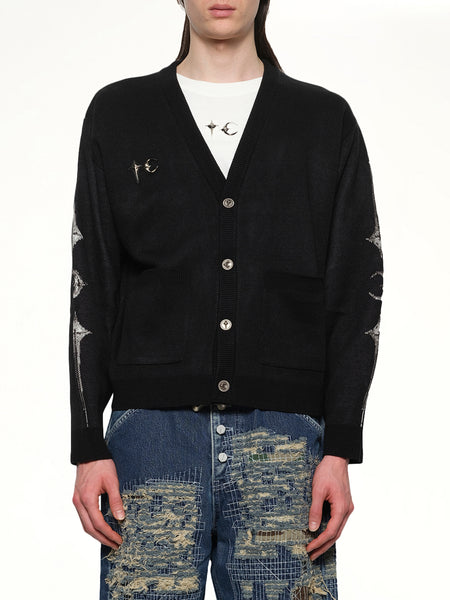THUGCLUB TC CARDIGAN ブラック Thug Clubサグクラブ TC Cardigan 24FW black