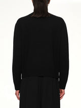 Kawaii Tennis Boy Knit Sweater in Black