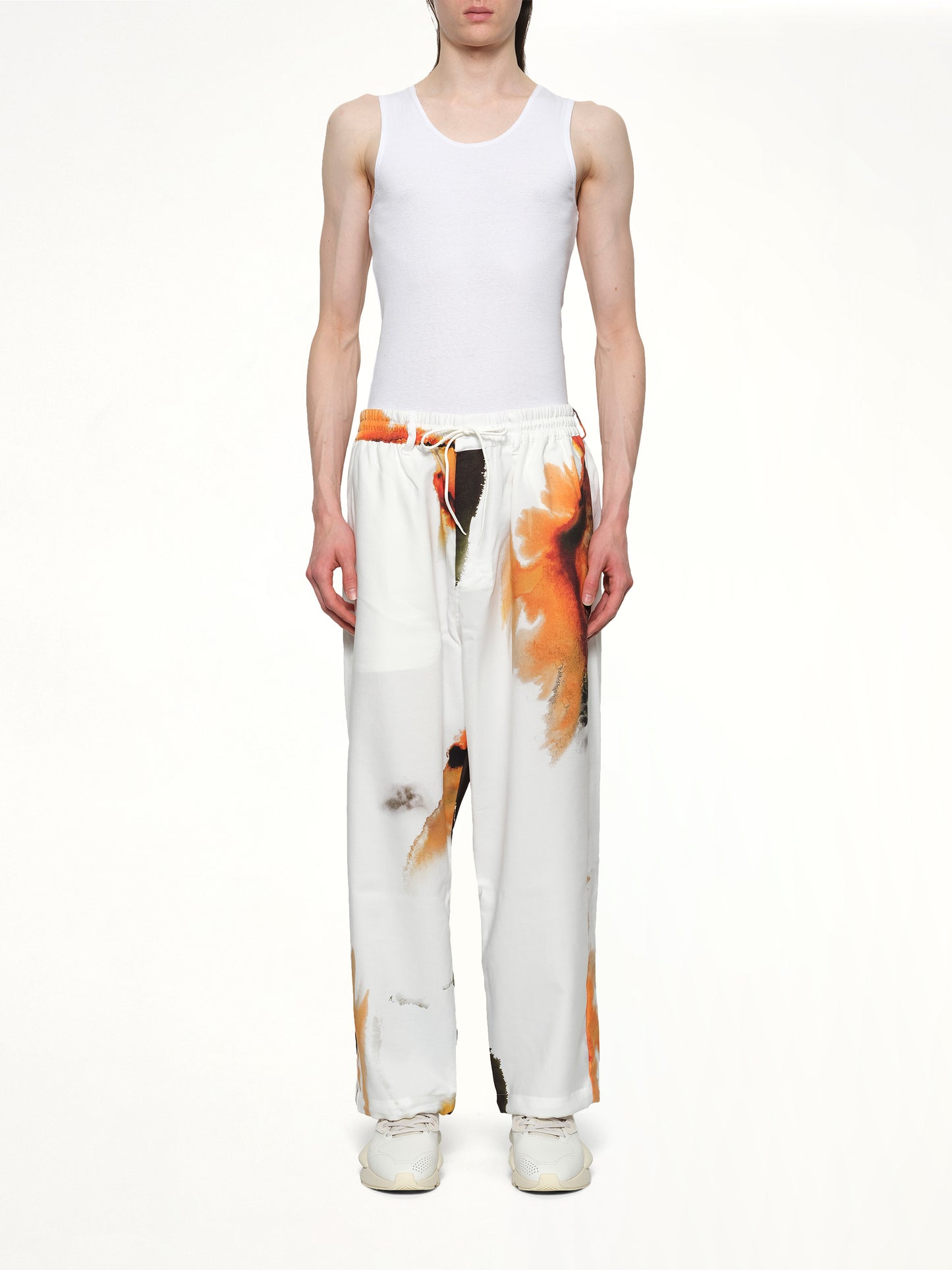 Aop Sport Uniform Track Pants in White
