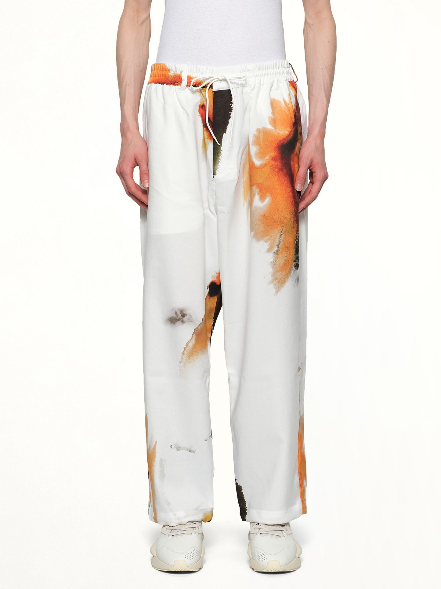 Aop Sport Uniform Track Pants in White