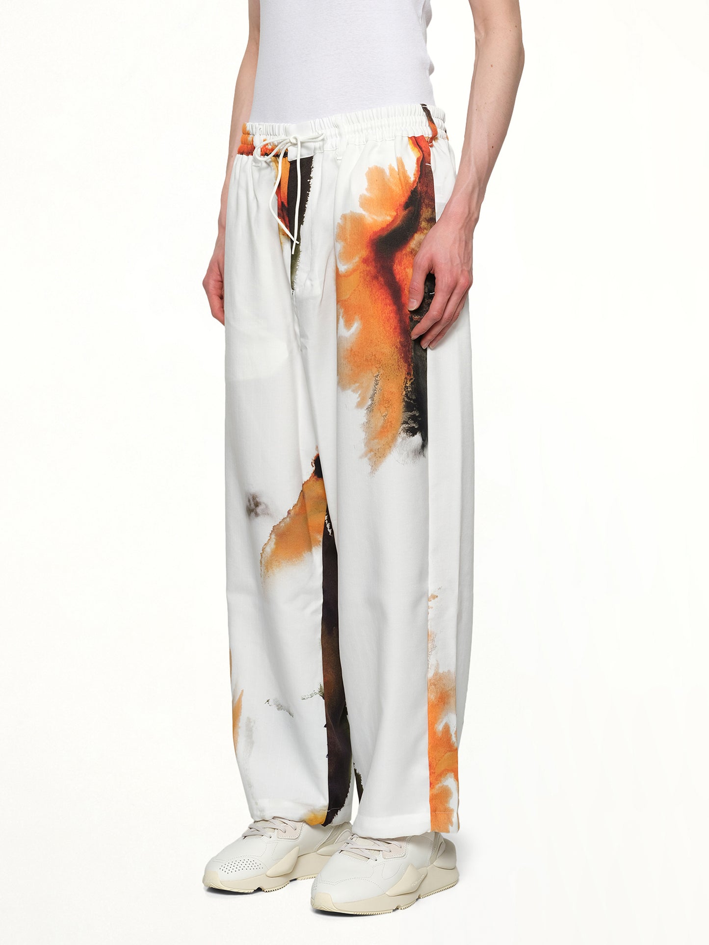 Aop Sport Uniform Track Pants in White