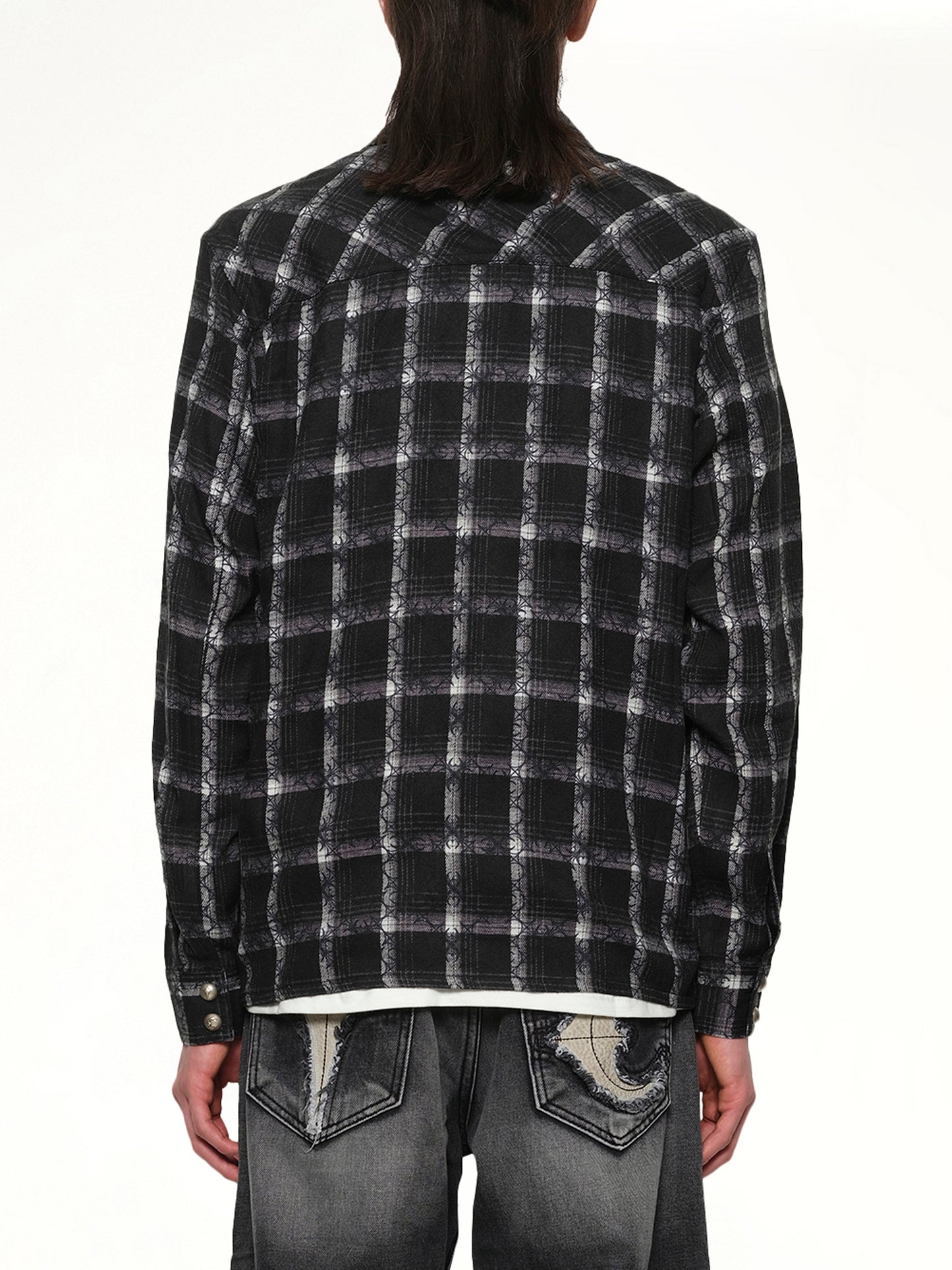 TC All Over Pattern Shirt in Black