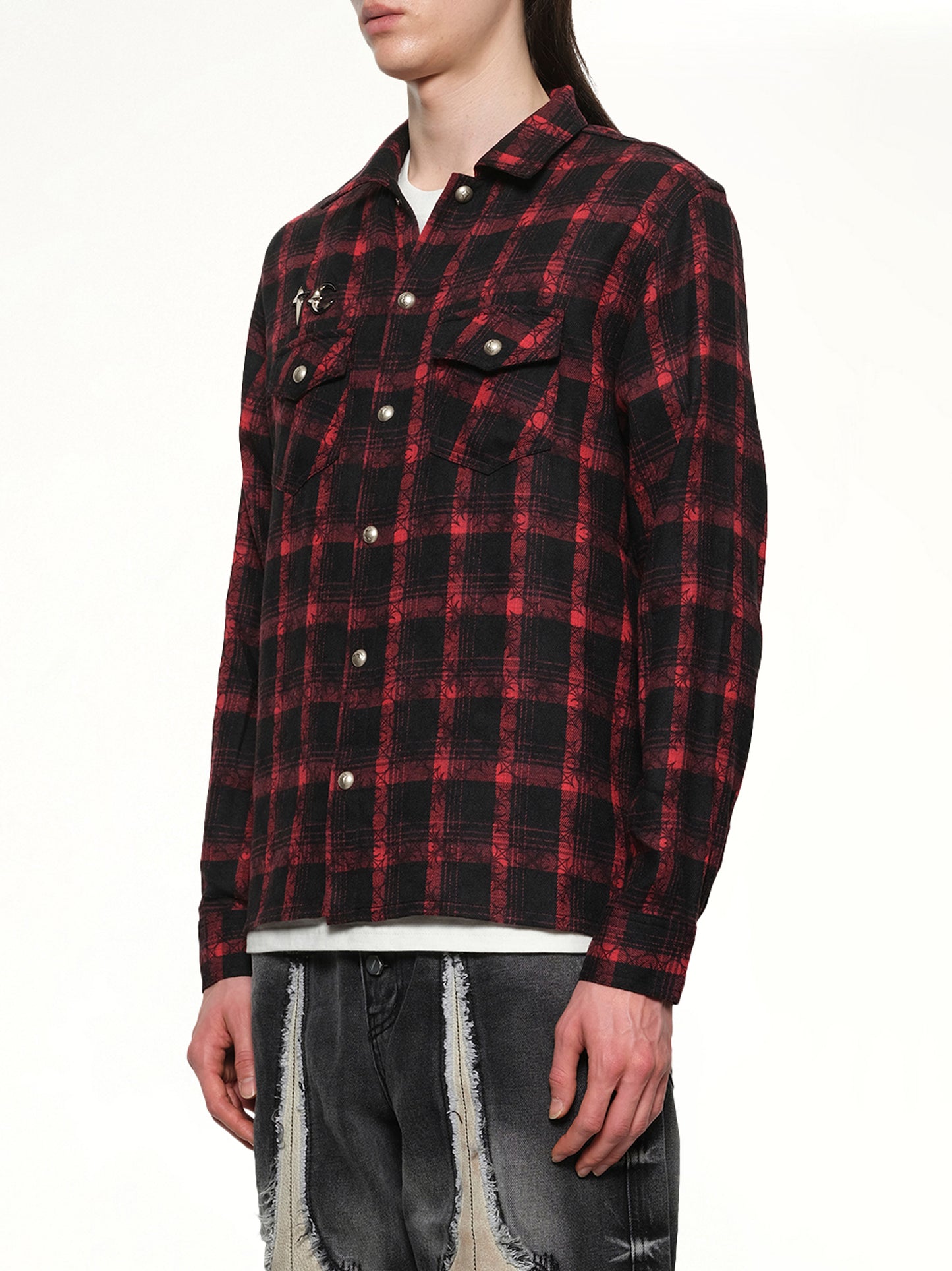 TC All Over Pattern Shirt in Red