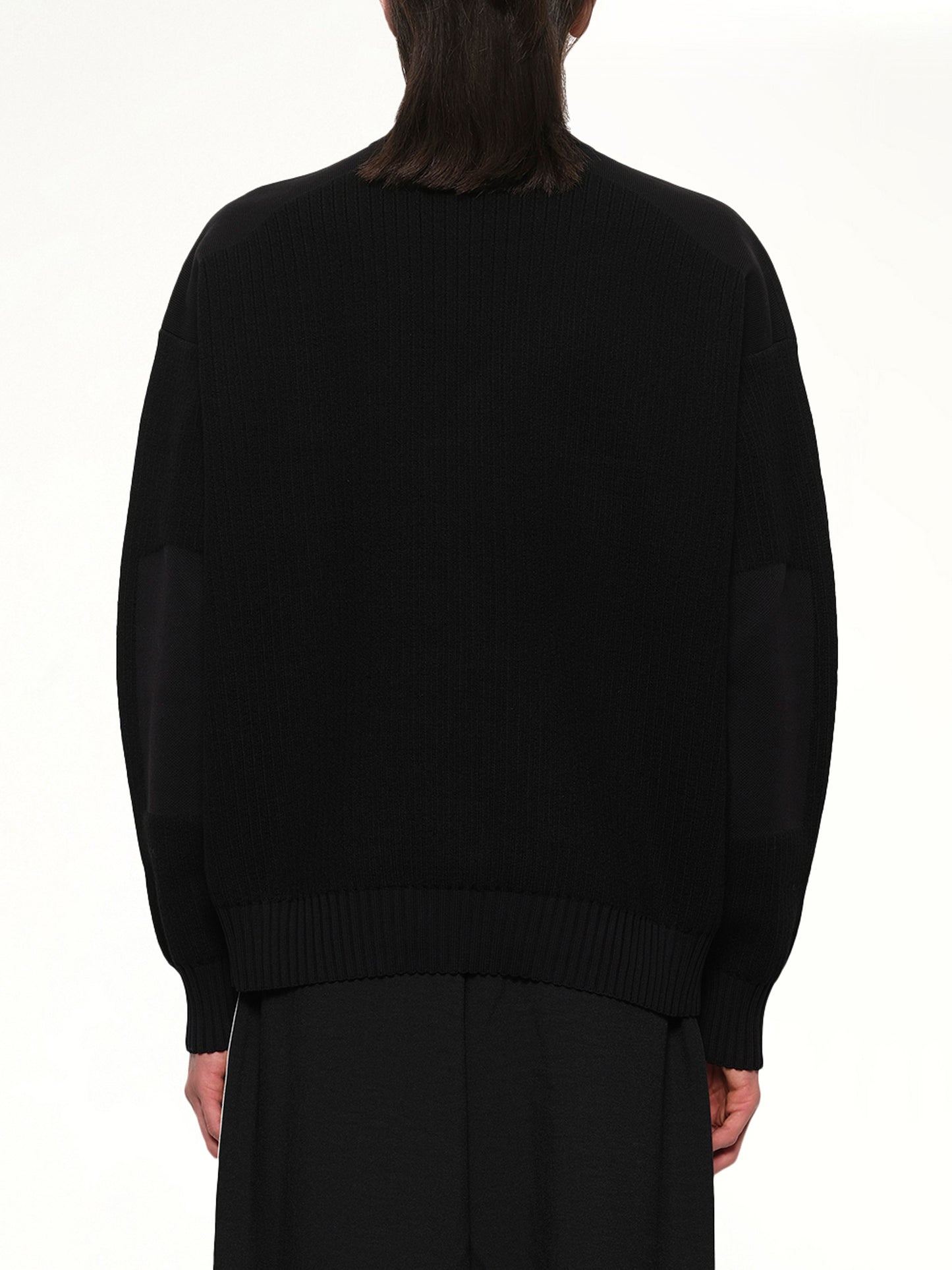 Ut Knit Crew Sweater in Black