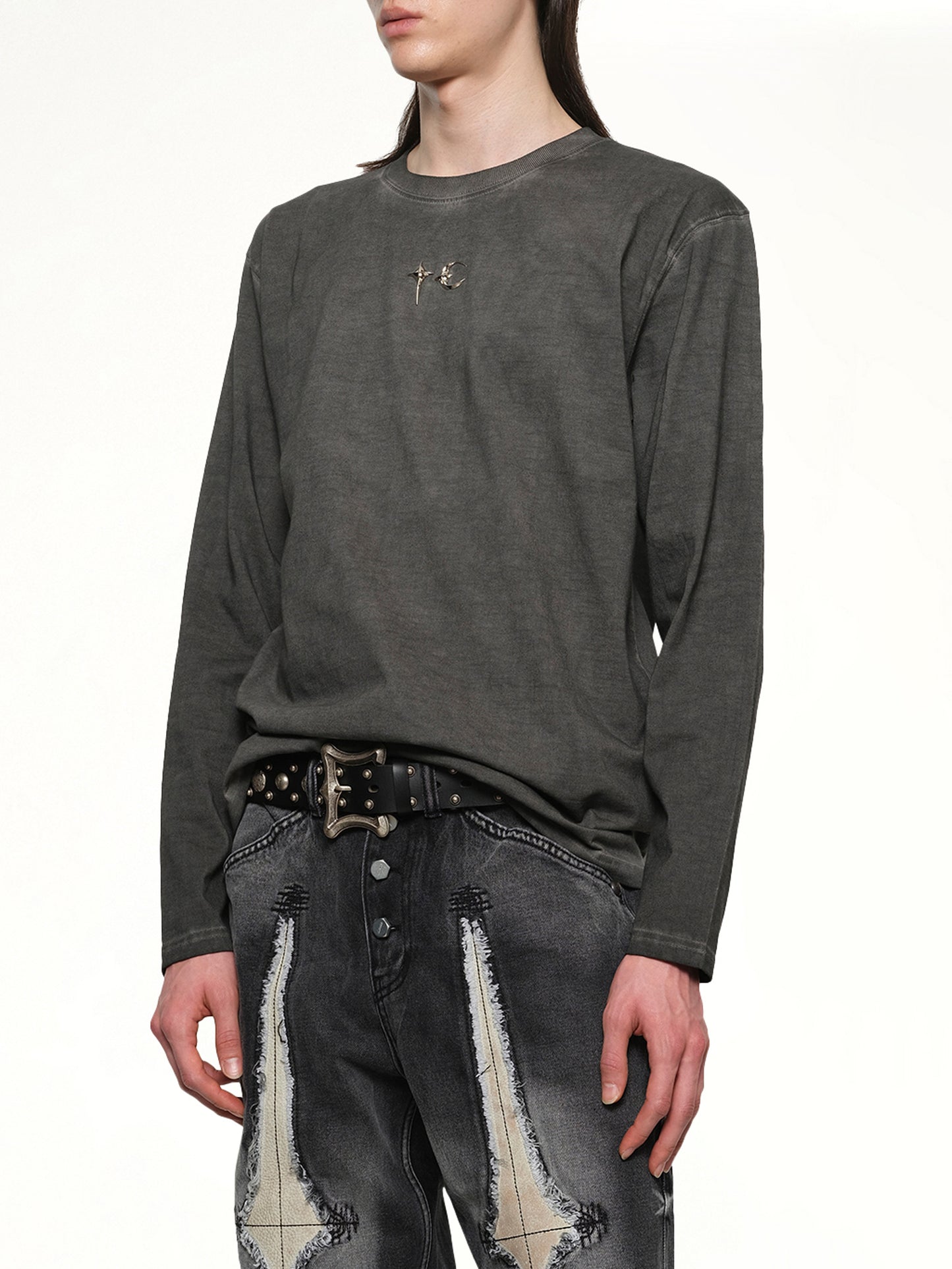 TC Basic Long-Sleeve in Charcoal