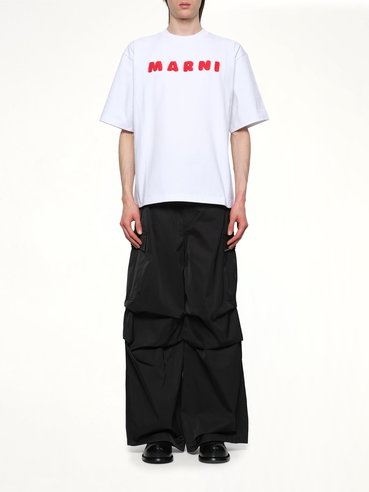 Mohair Logo T-Shirt in Lily White