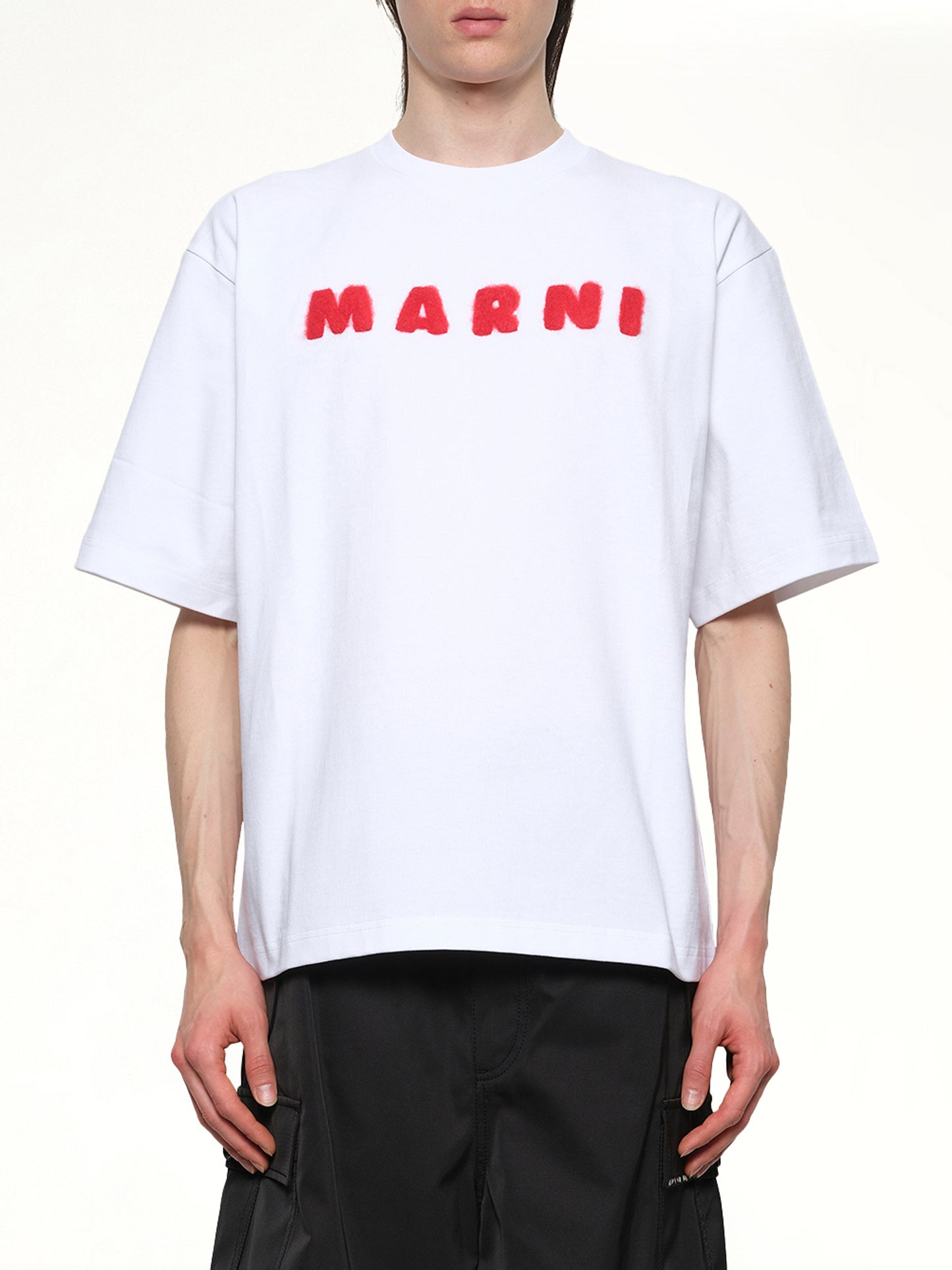 Mohair Logo T-Shirt in Lily White
