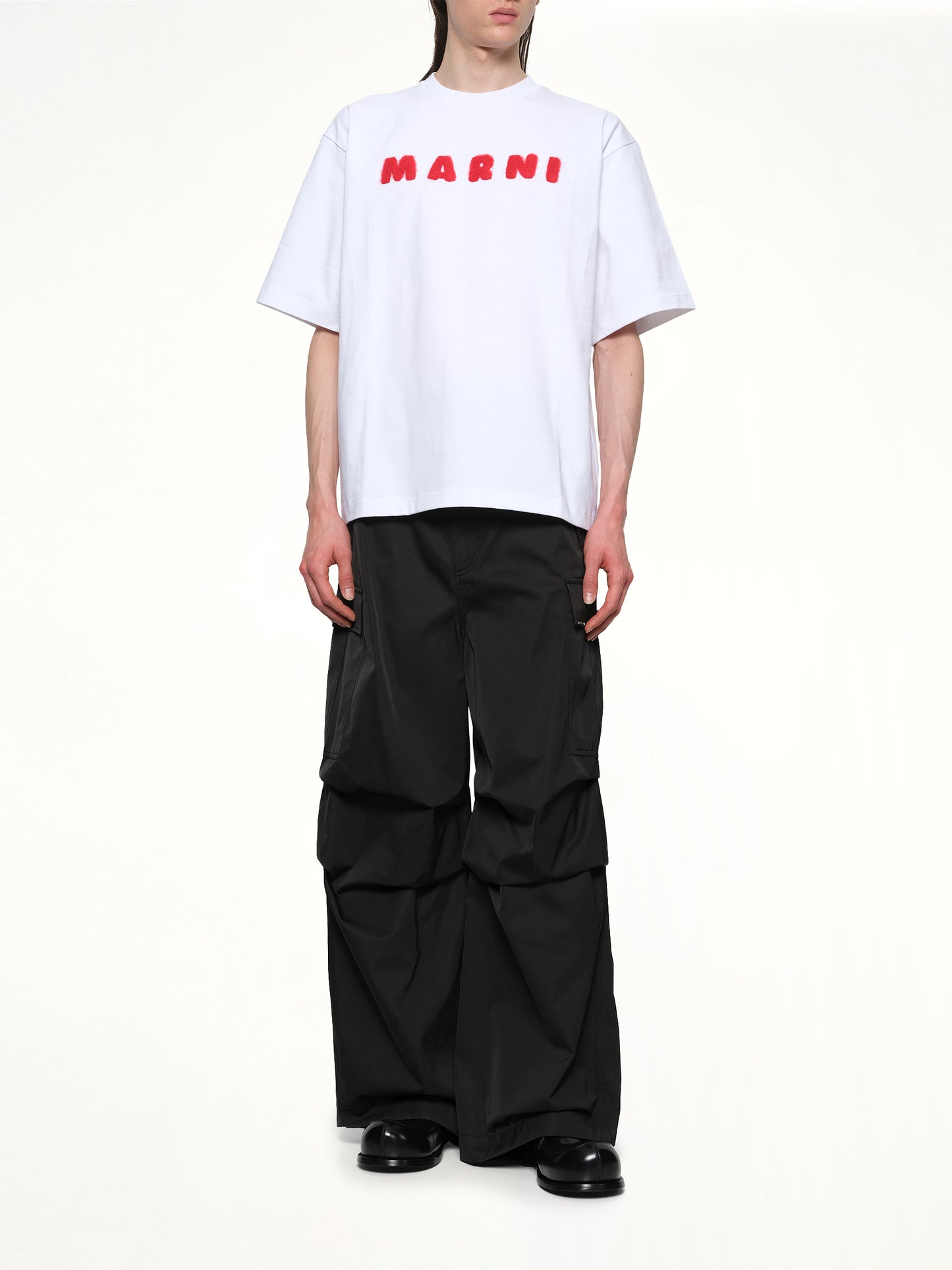 Mohair Logo T-Shirt in Lily White