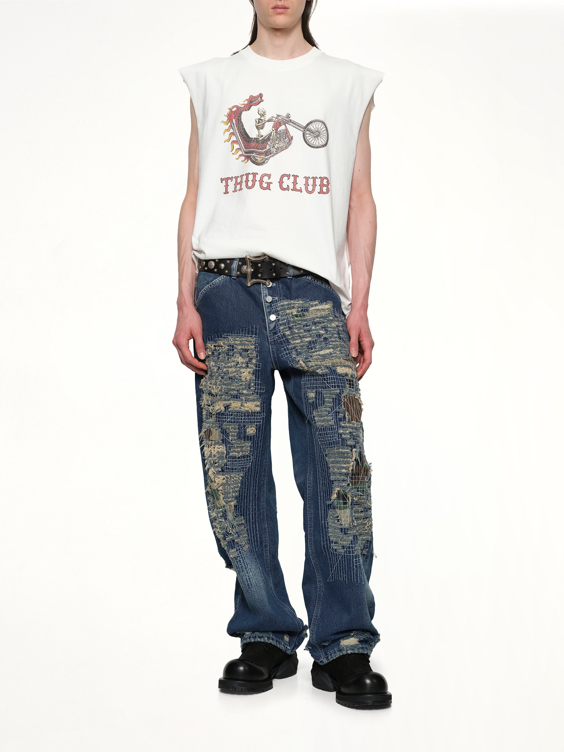 Dragon Chopper Sleeveless in White