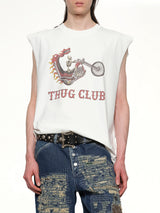 Dragon Chopper Sleeveless in White