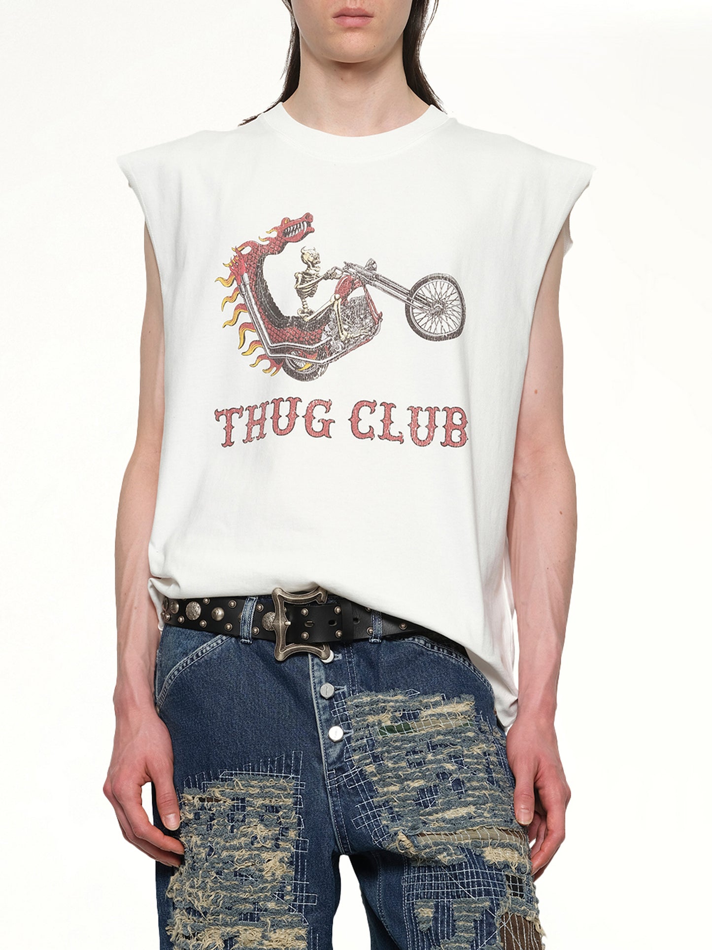 Dragon Chopper Sleeveless in White