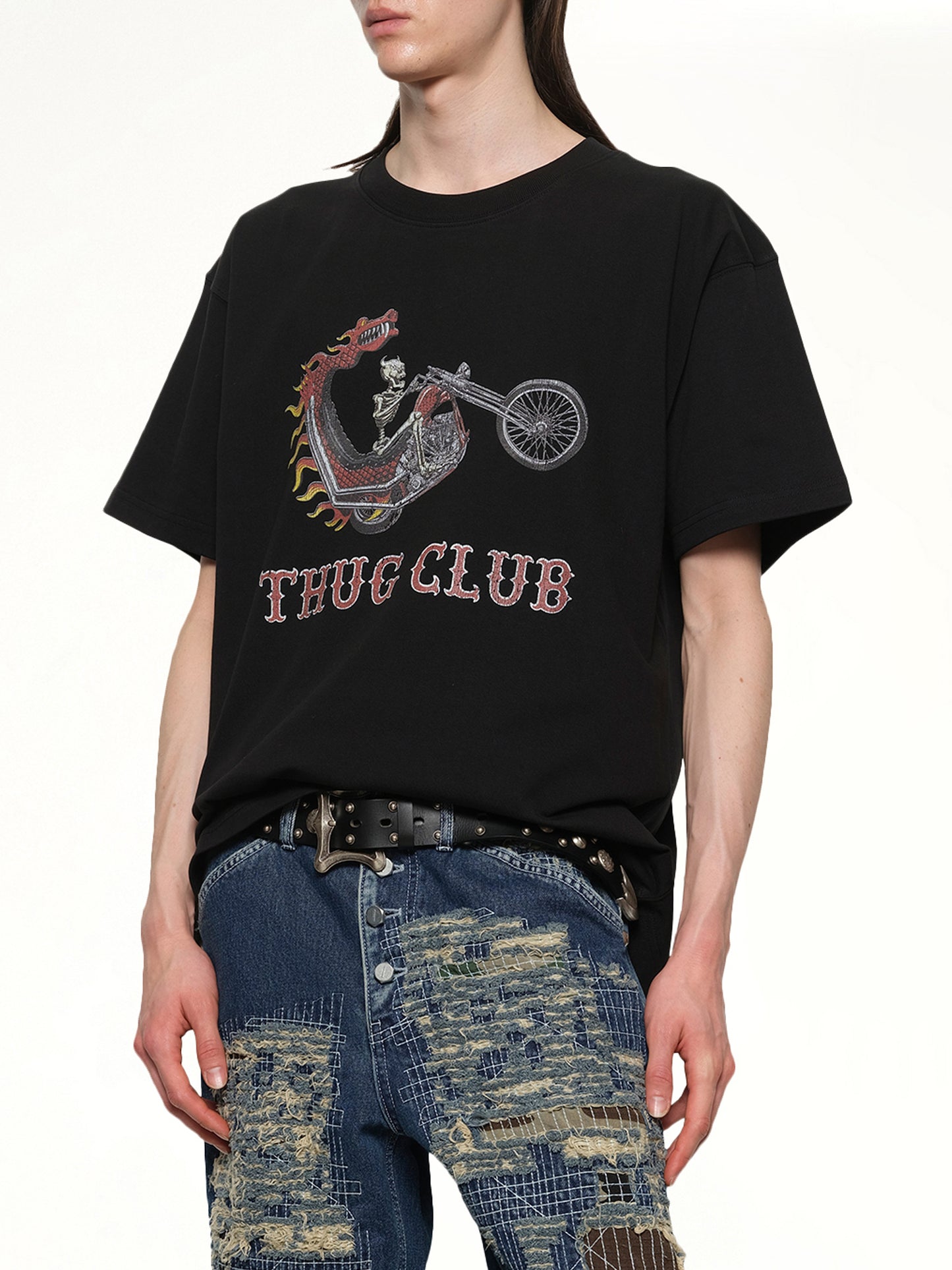Dragon Chopper T-Shirt in Black