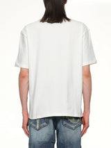 ホワイトのTCベーシックTシャツ