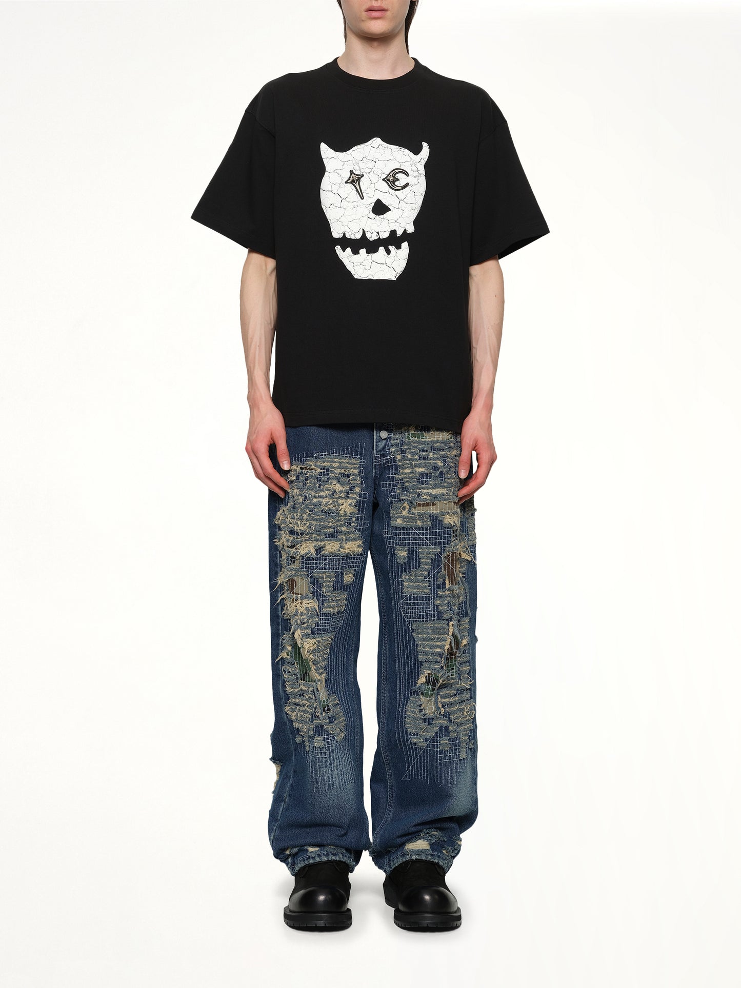 TC Skull T-Shirt in Black