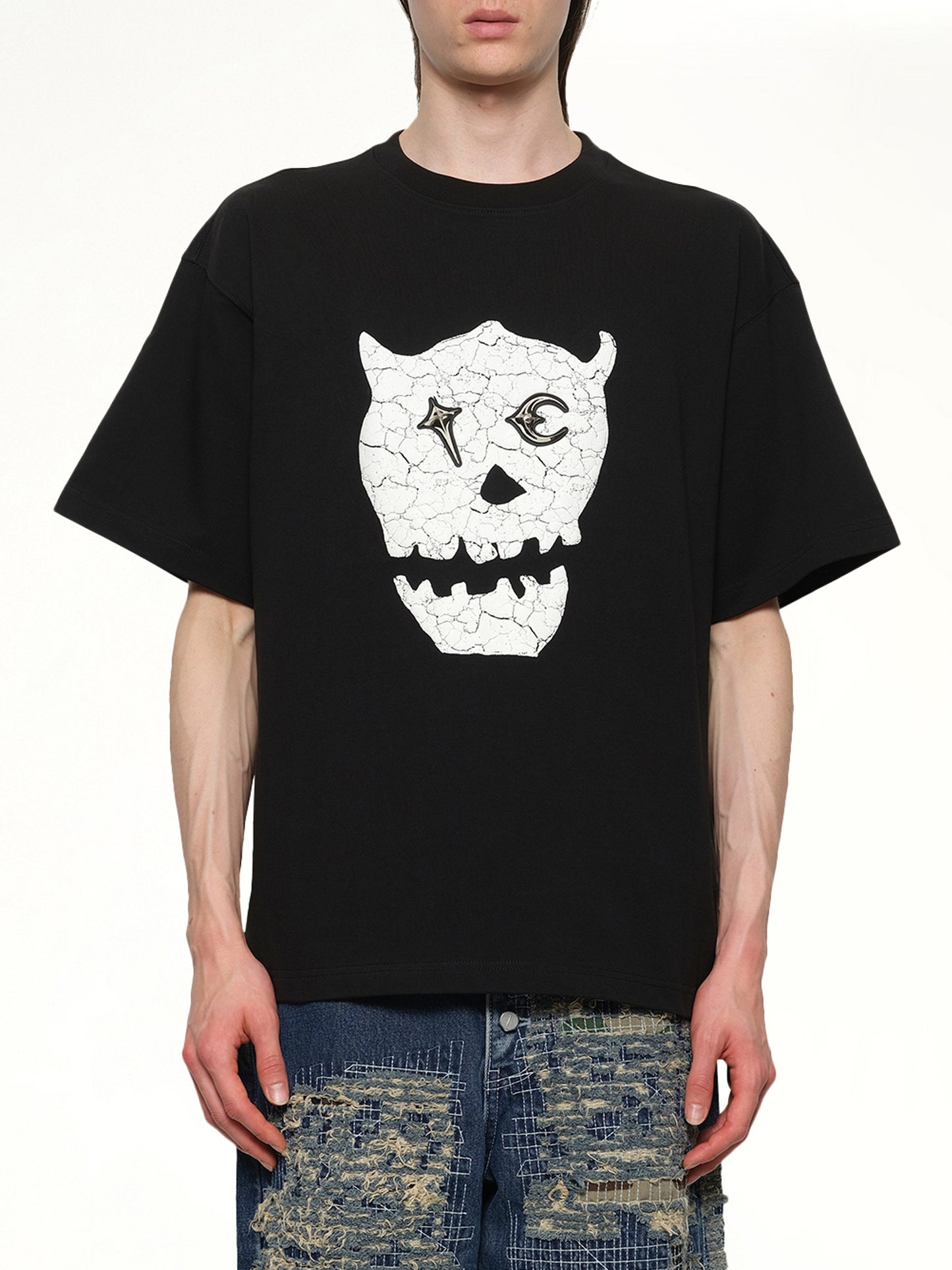 TC Skull T-Shirt in Black