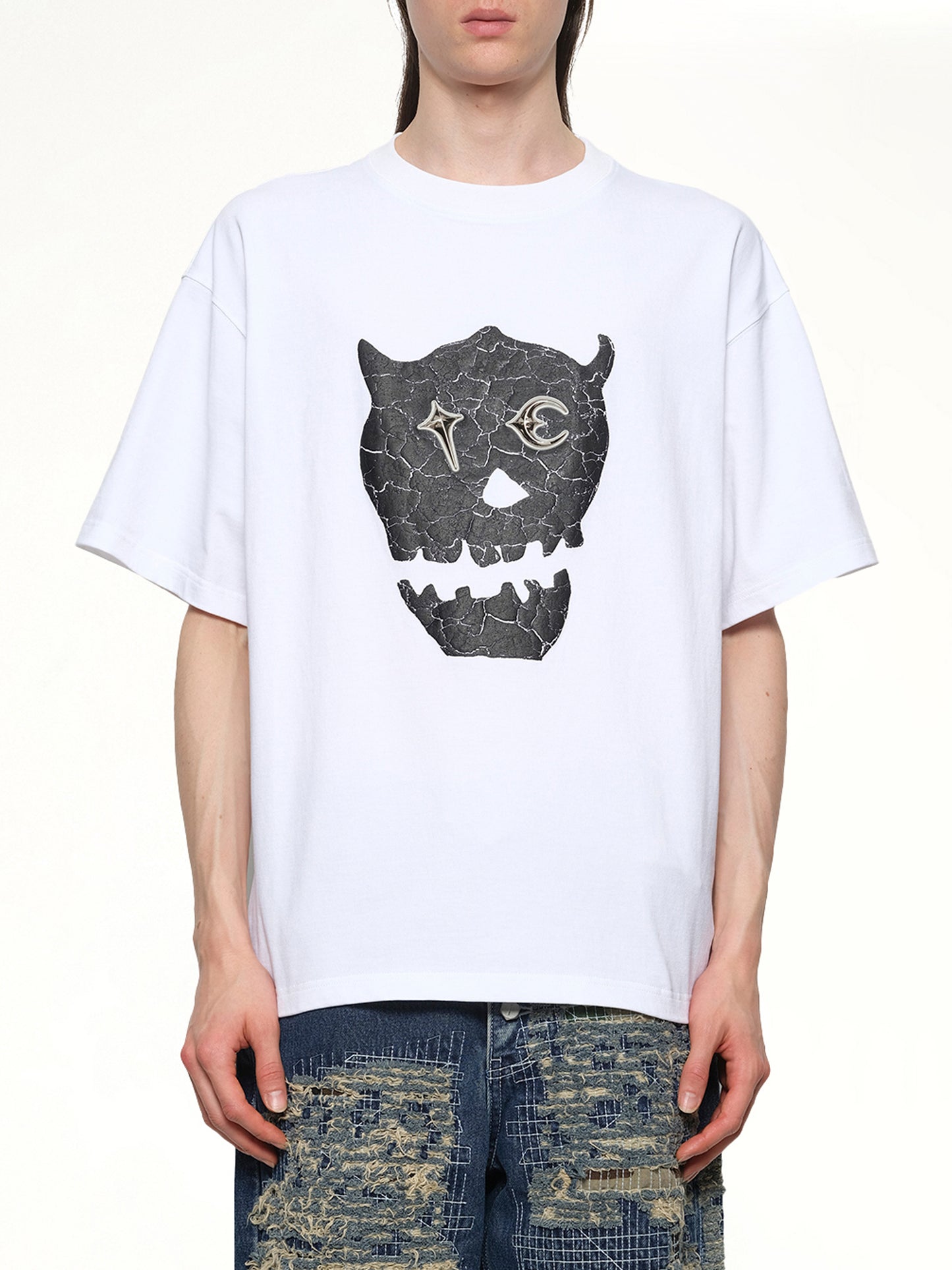 TC Skull T-Shirt in White