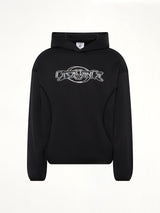 Oversized Panelled Hoodie in Black