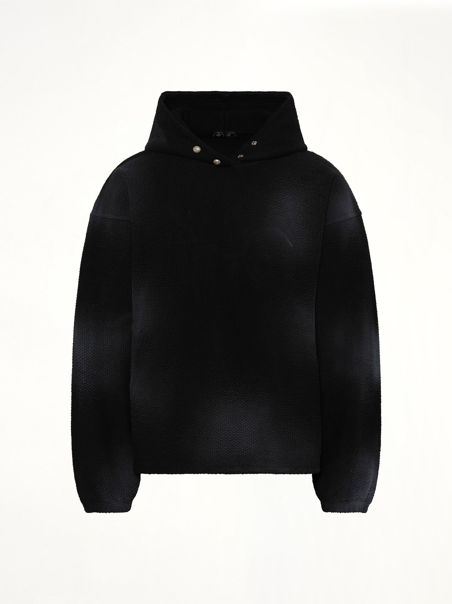 TC Sprayed Terry Hoodie in Black