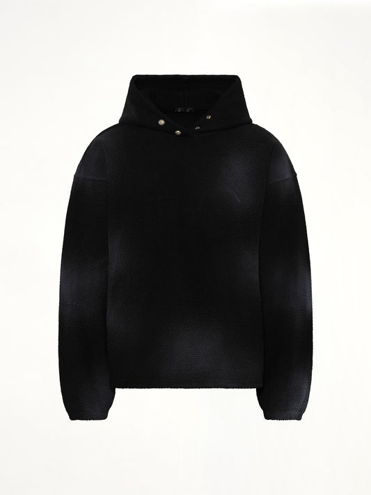 TC Sprayed Terry Hoodie in Black