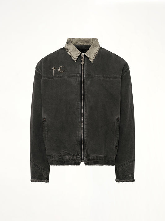 TC Washed Work Jacket in Black