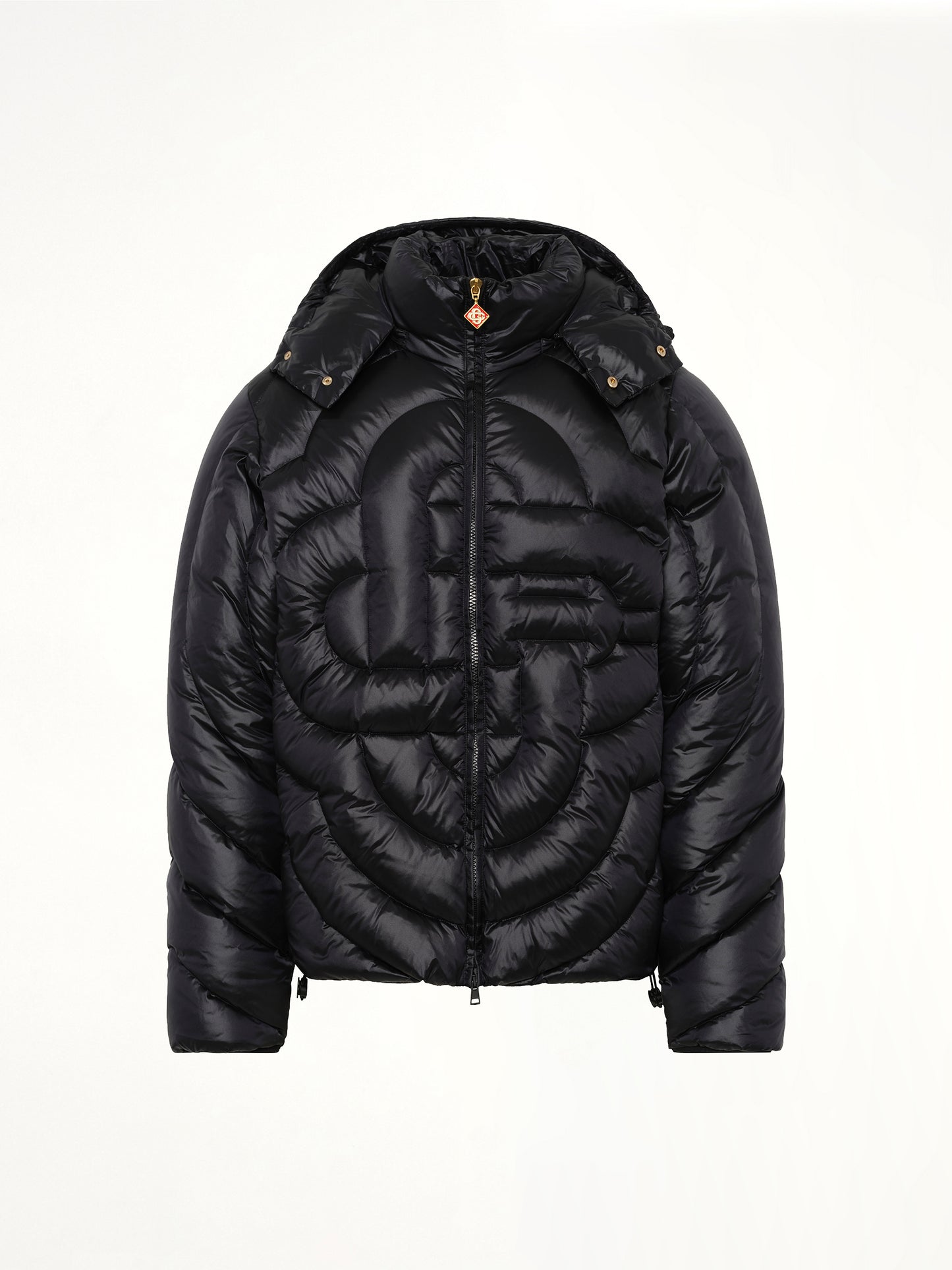 CC Quilted Puffer Jacket in Black
