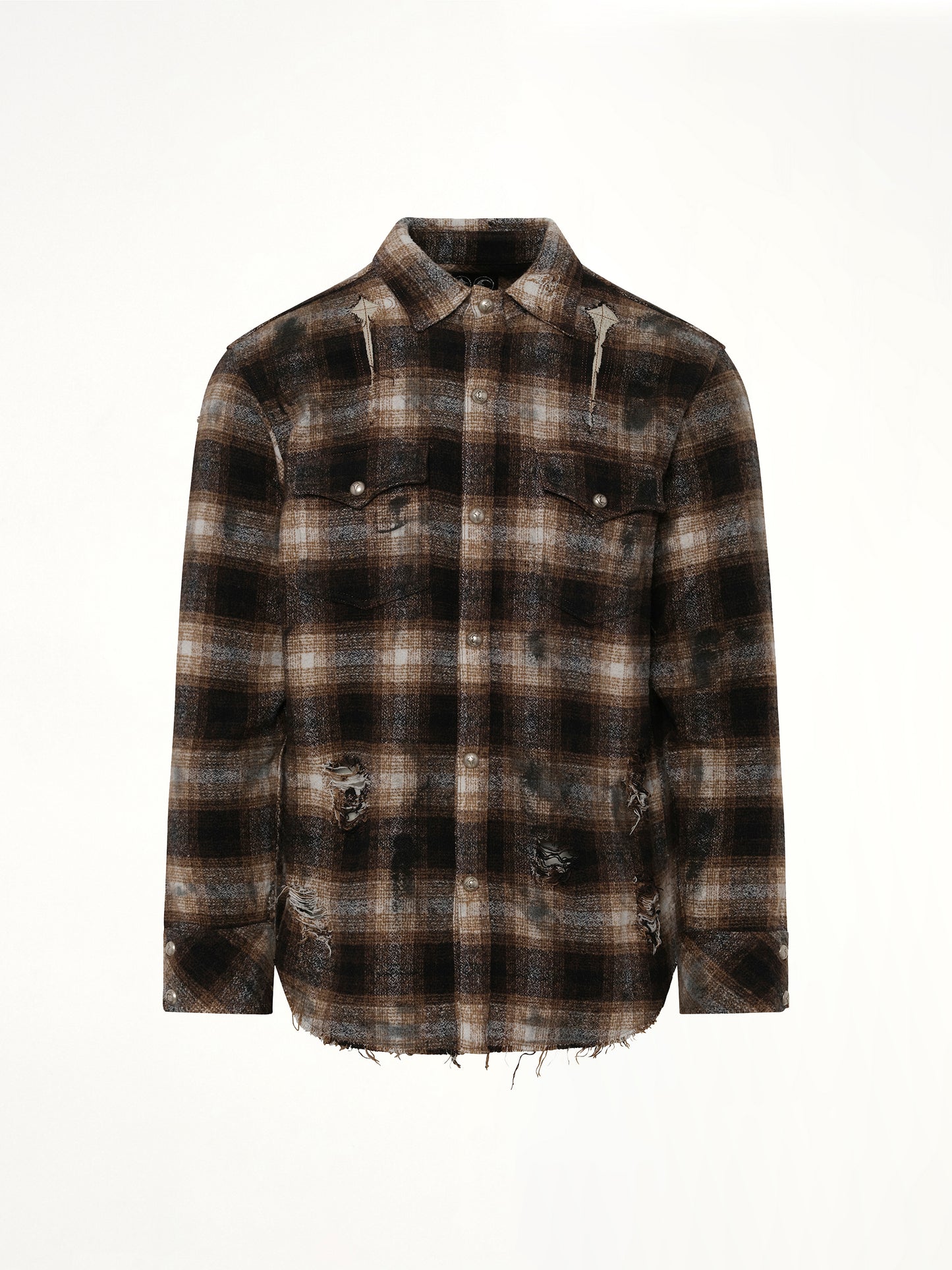 Angels Damaged Shirt in Brown