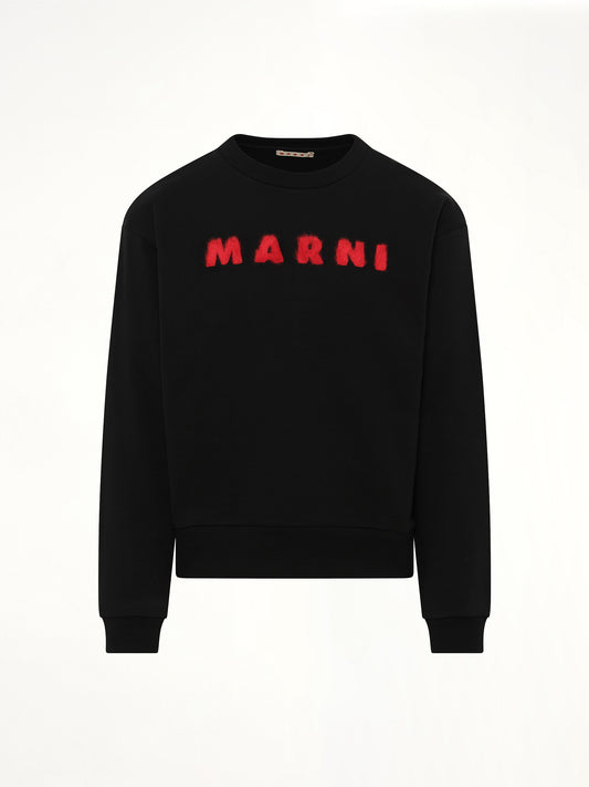 Marni Logo Sweatshirt in Black