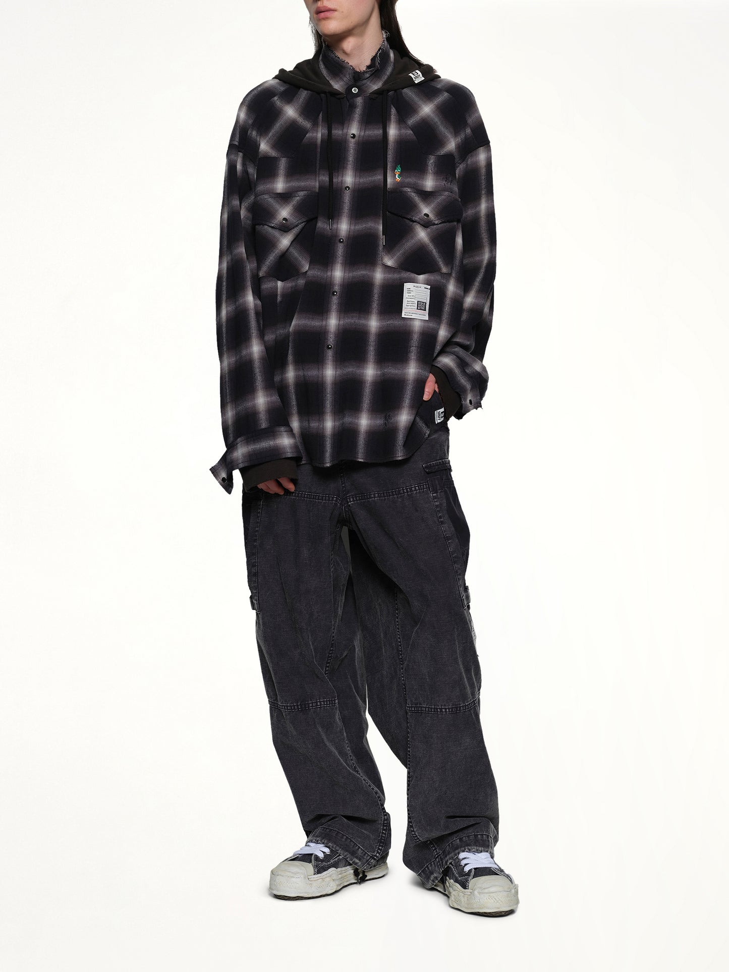 Sweat Hoodie LS Shirt in Black