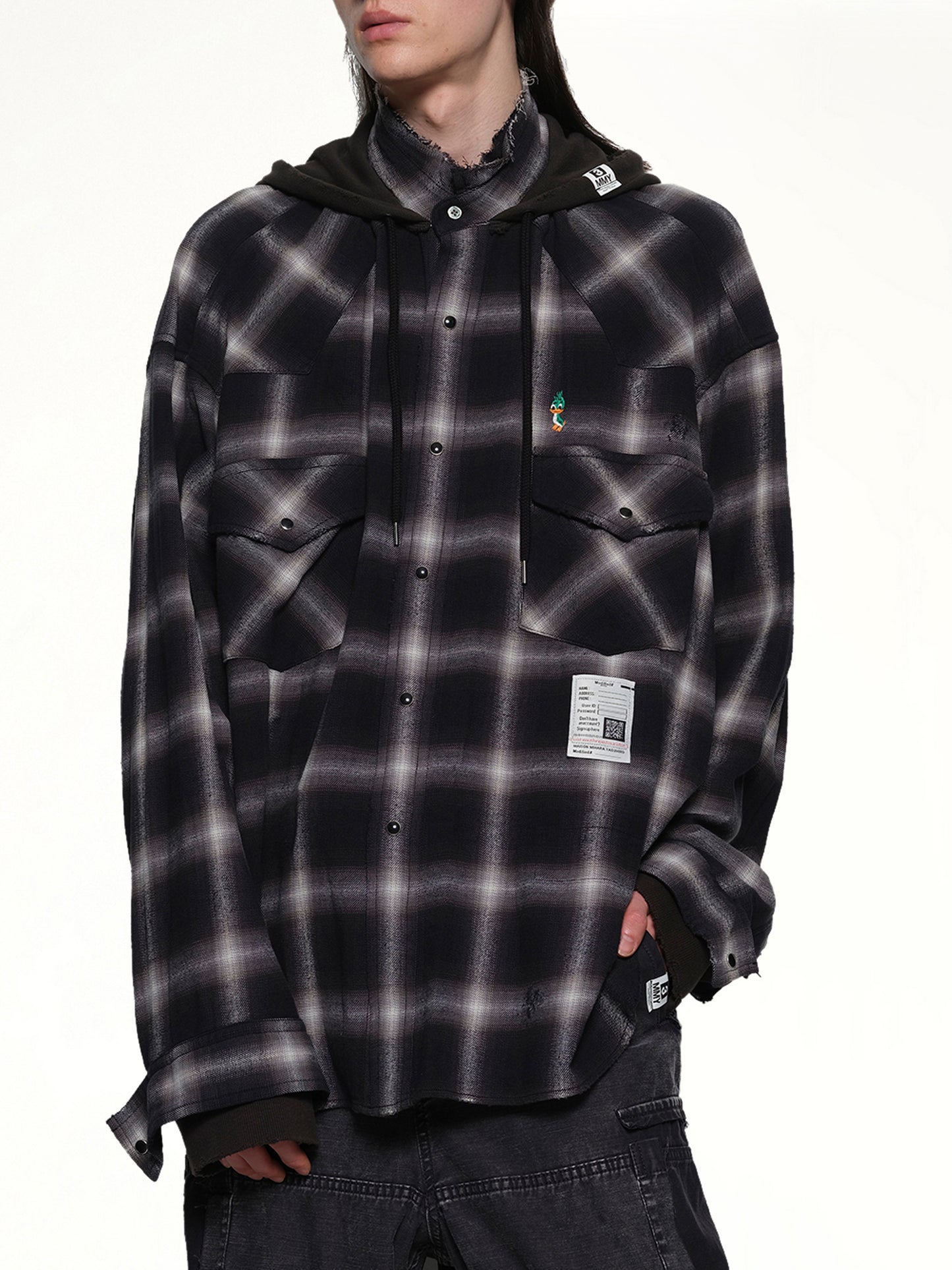 Sweat Hoodie LS Shirt in Black