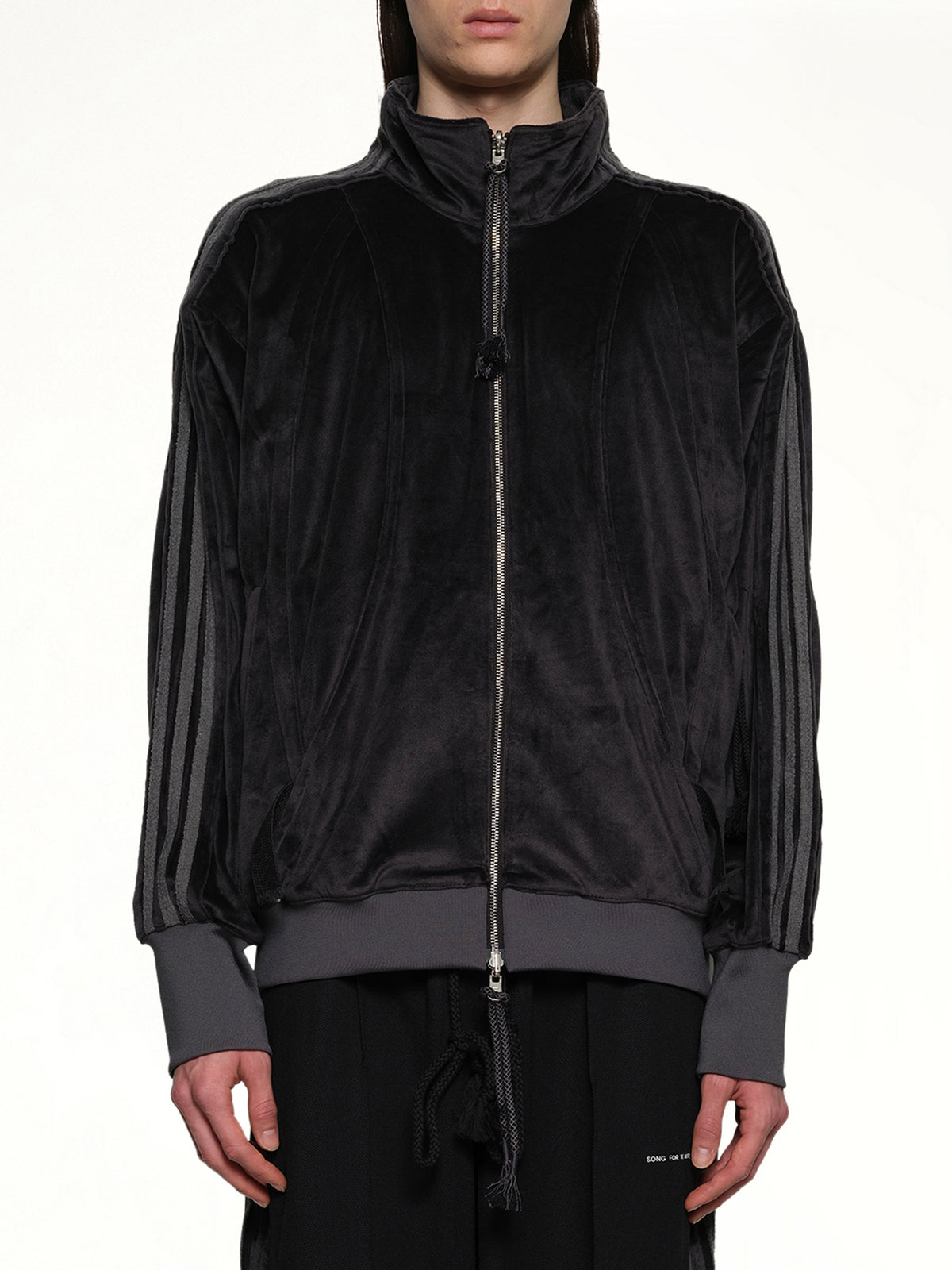 Velvet Tracktop in Black