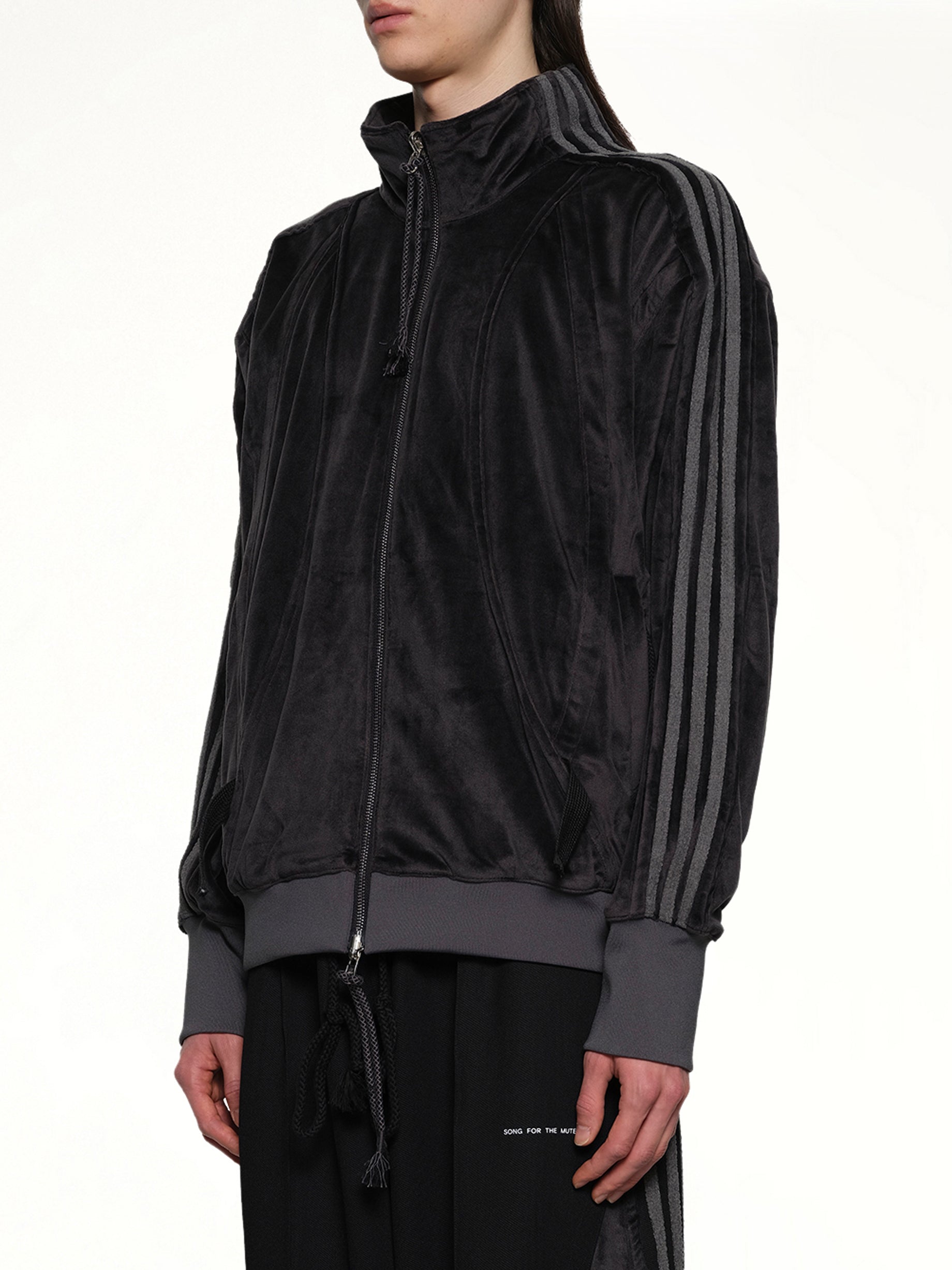 Velvet Tracktop in Black