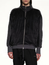 Velvet Tracktop in Black