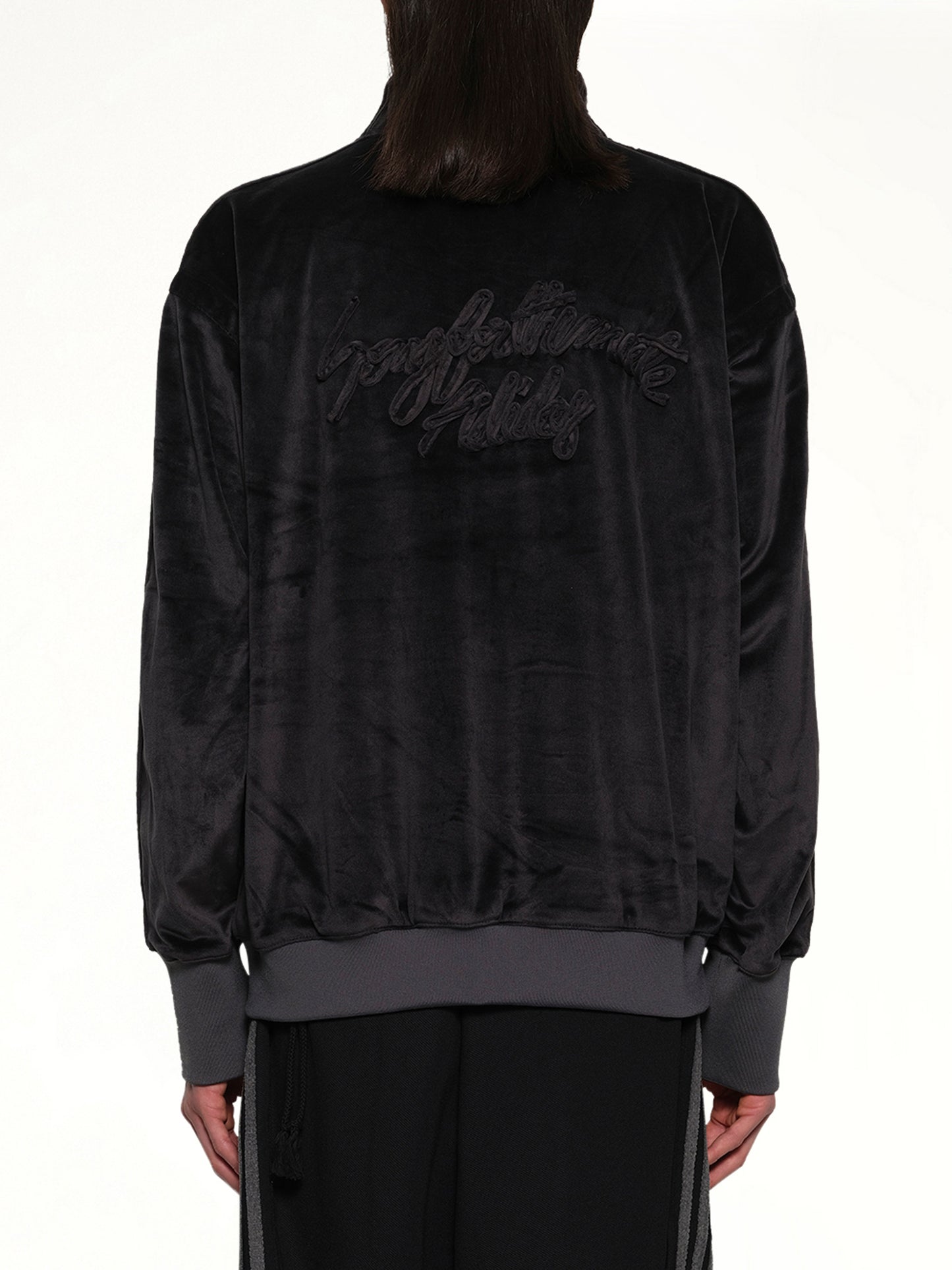 Velvet Tracktop in Black