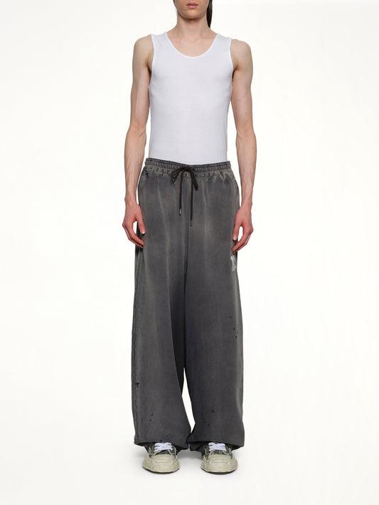 Sun Faded Pants in Black