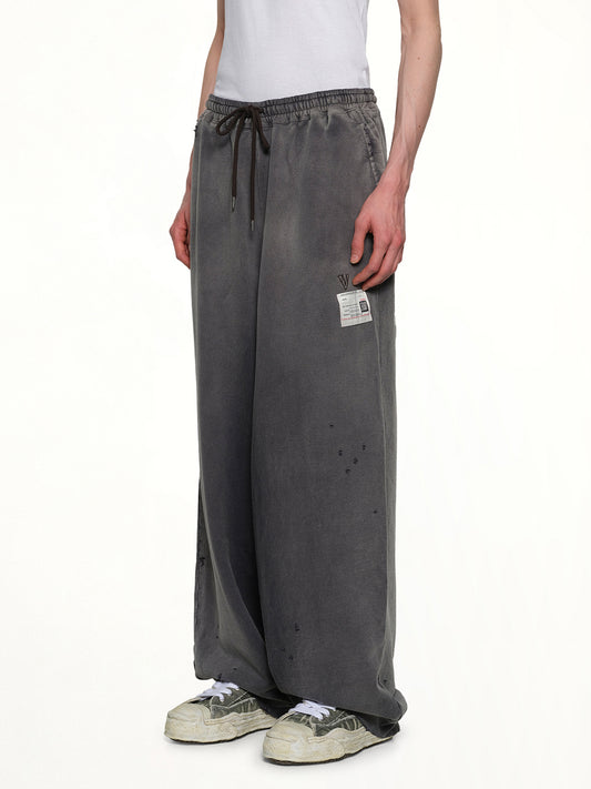 Sun Faded Pants in Black