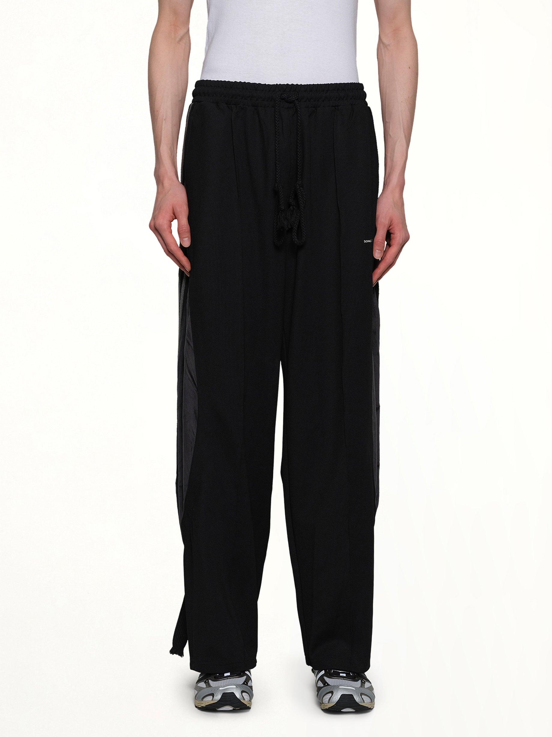 3 Stripe Track Pants in Black