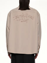 3 Stripe Shirt in Stone Khaki